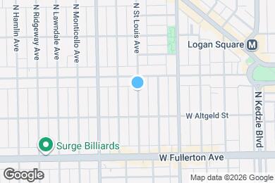 Map image of the property - 2556 N St Louis Ave