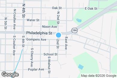 Map image of the property - 23 S 2nd St