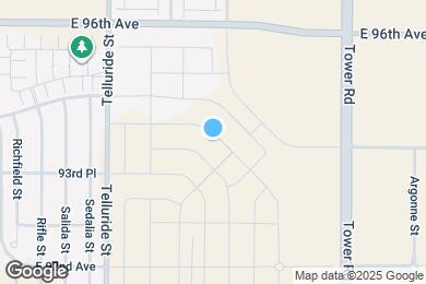 Map image of the property - 9475 Yampa St