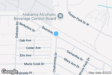 Map image of the property - 697 Chatsworth Dr