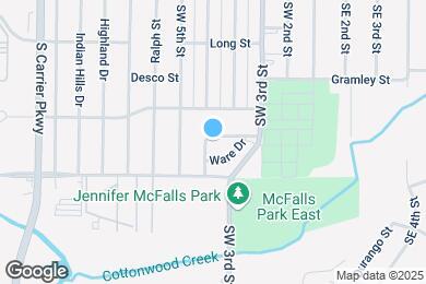 Map image of the property - 1205 Dawson Cir
