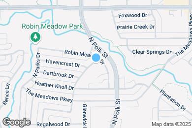 Map image of the property - 712 Creek Tree Dr