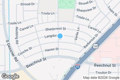 Map image of the property - 8218 Concho St