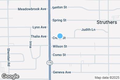 Map image of the property - 624 Creed St
