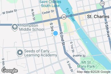 Map image of the property - 202 S 3rd St