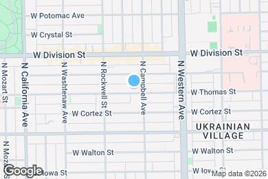 Map image of the property - 2512 W Thomas St