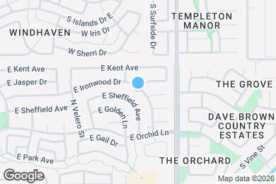 Map image of the property - 1815 E Ironwood Dr
