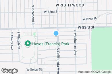 Map image of the property - 2805 W 83rd Pl