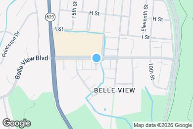 Map image of the property - 1501 Belle View Blvd
