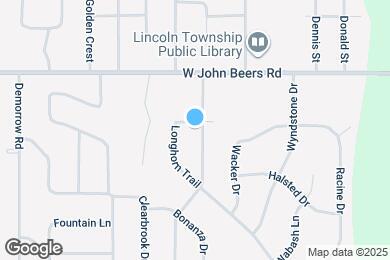 Map image of the property - 5800 Ponderosa Dr