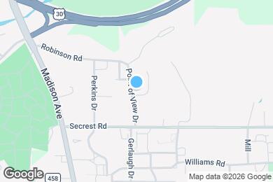 Map image of the property - 1132 Point of View Dr