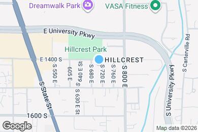 Map image of the property - 1422 S 720 E