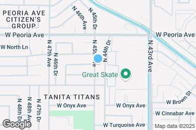 Map image of the property - 10237 N 45th Ave