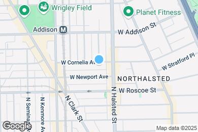 Map image of the property - 829 W Cornelia Ave
