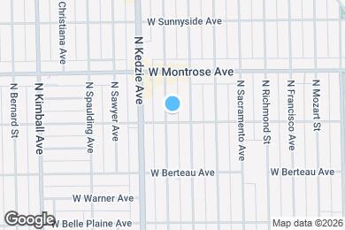 Map image of the property - 4307 N Troy St