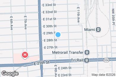 Map image of the property - 923 E 28th St