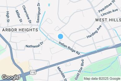 Map image of the property - 1300 Indian Ridge Rd