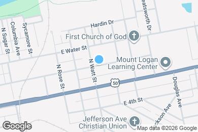 Map image of the property - 698 1/2 E 2nd St