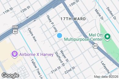 Map image of the property - 1720 Huey P Long Ave