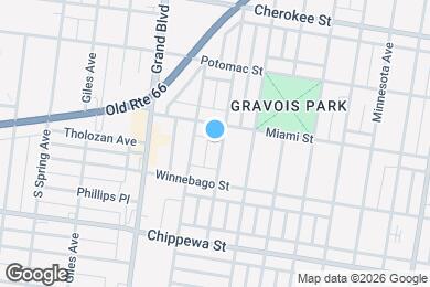 Map image of the property - 3617 Tennessee Ave