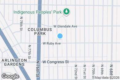 Map image of the property - 4508 N 74th St