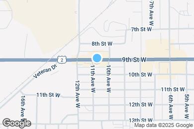 Map image of the property - 1022 9th St W