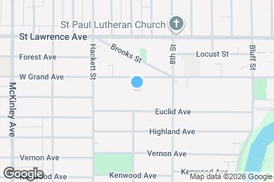 Map image of the property - 756 W Grand Ave