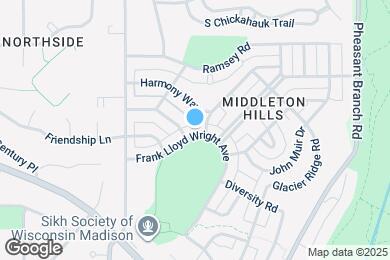 Map image of the property - 6916 Frank Lloyd Wright Ave