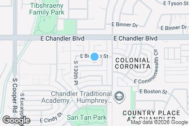 Map image of the property - 2312 E Commonwealth Ave