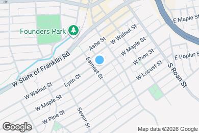 Map image of the property - 316 W Maple St