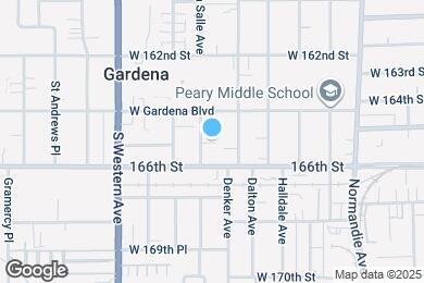 Map image of the property - 16510 La Salle Ave