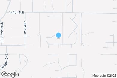 Map image of the property - 14624 80th Ave E