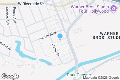 Map image of the property - 4125 W Toluca Lake Ave