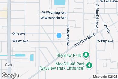 Map image of the property - 3415 W Bay Ave
