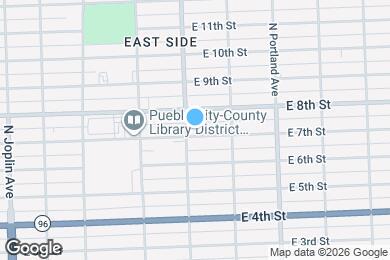 Map image of the property - 1505 E 7th St