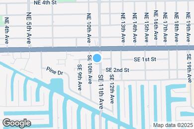 Map image of the property - 109 SE 11th Ave