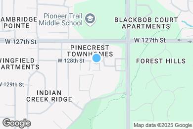 Map image of the property - PineCrest Townhomes