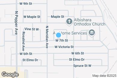 Map image of the property - 704 N Sutter Ave