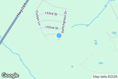 Map image of the property - 19106 Switchgrass Dr