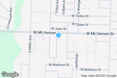 Map image of the property - 620 S Mahn Ave