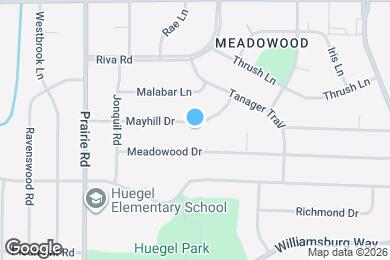Map image of the property - 5929 Mayhill Dr