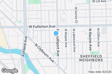 Map image of the property - 2318 N Southport Ave