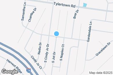 Map image of the property - 3764 S Jot Dr