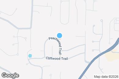Map image of the property - 2705 Peachwood Trail