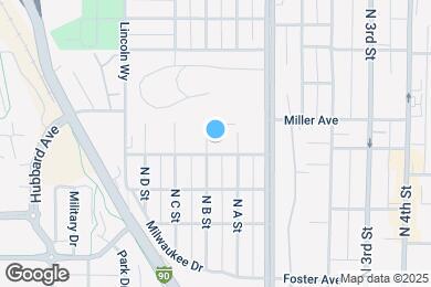 Map image of the property - 1006 N B St