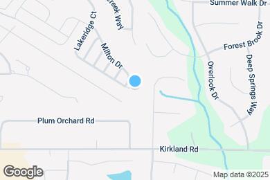 Map image of the property - 665 Lakeridge Ct
