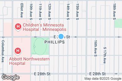 Map image of the property - 2611 13th Ave S