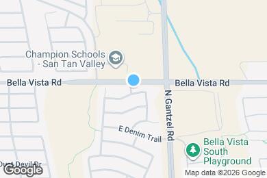 Map image of the property - 1888 E Silversmith Trail