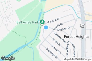 Map image of the property - 202 N Huron Dr