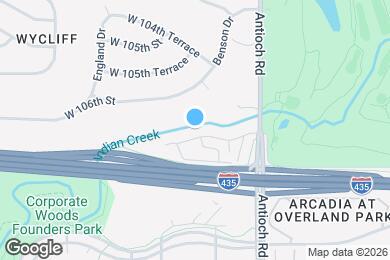 Map image of the property - 8822 W 106th Ter
